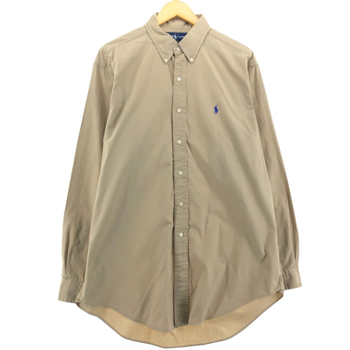 古着 ラルフローレン Ralph Lauren CLASSIC FIT 長袖 ボタンダウンシャツ メンズL相当/eaa515370