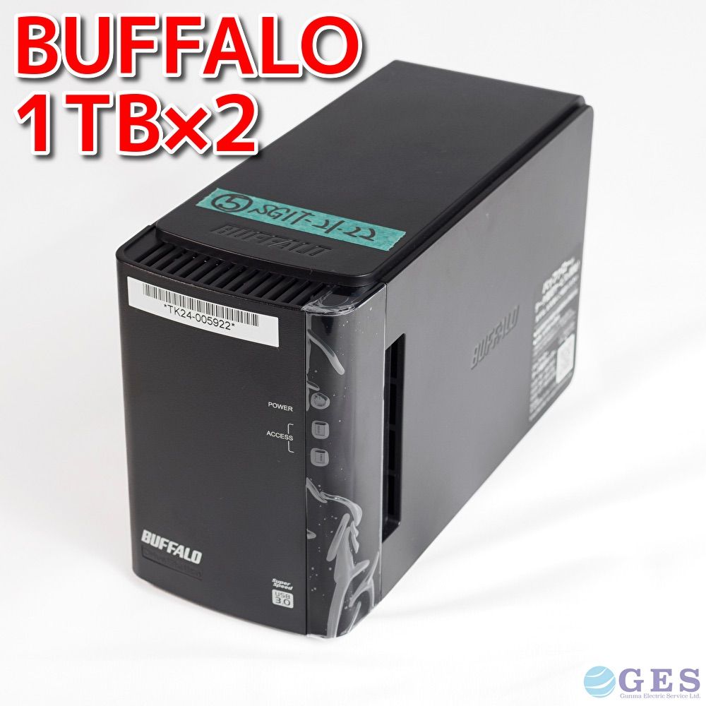 BUFFALO 【11-SG1T-11/12】Buffalo HD-WLU3/R1 外付けHDD 1TB×2 RAID1 Seagate ST1000DM010 本体のみ【動作品/送料込み】