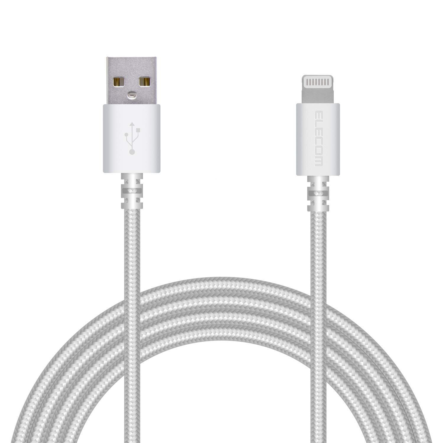 【新着商品】2m Apple認証品 】 等対応 12 / ホワイト / / / 13 14 SE2 SE3 iPhone MPA-FUALS20WH iPhone 【 高耐久 充電ケーブル ライトニング Lightningケーブル エレコム(ELECOM)