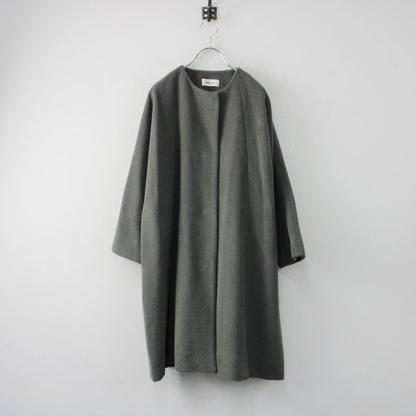 2020AW evam eva エヴァムエヴァ E203T170 wool angora dolman coat