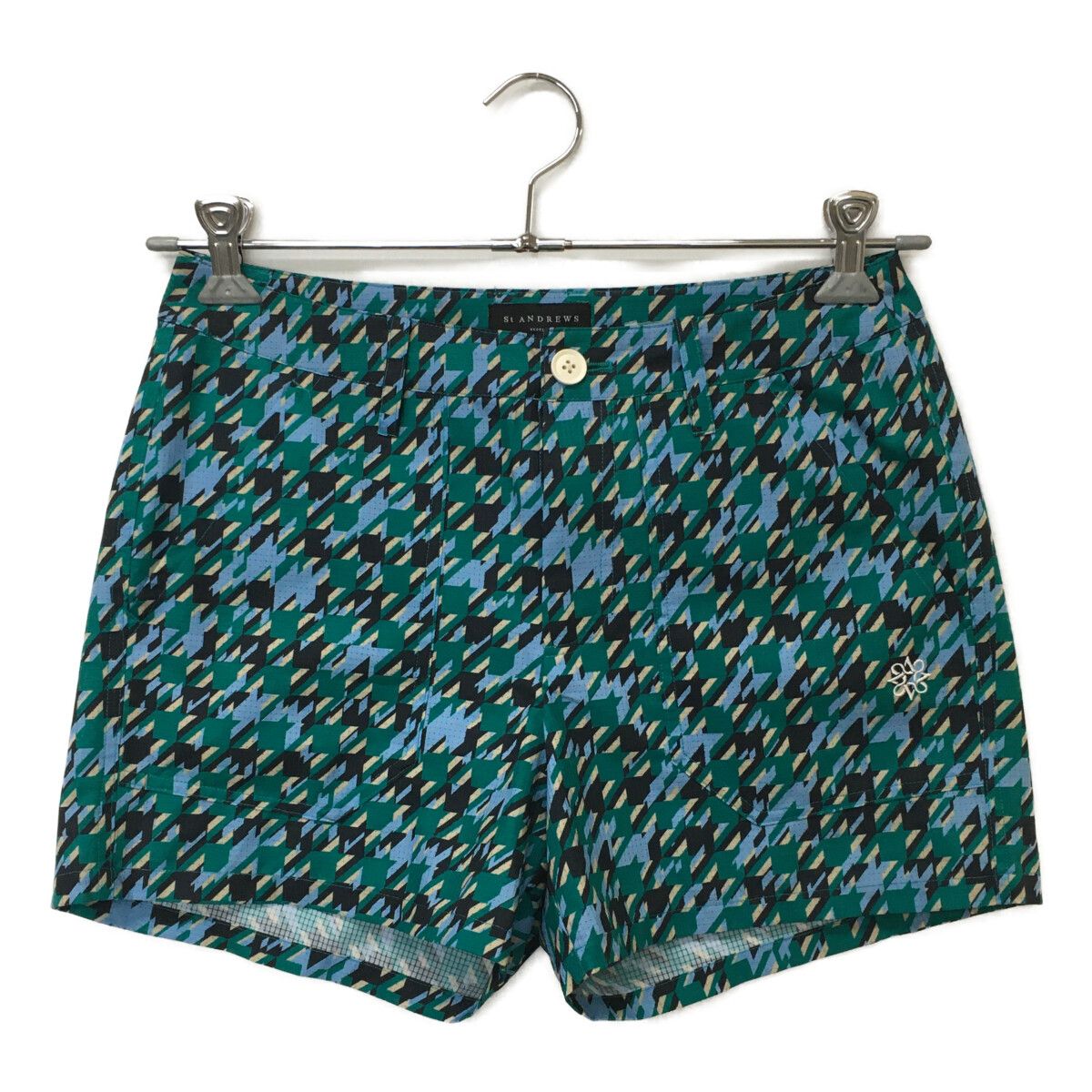 中古 レディース セントアンドリュース StANDREWS ショートパンツ M 緑