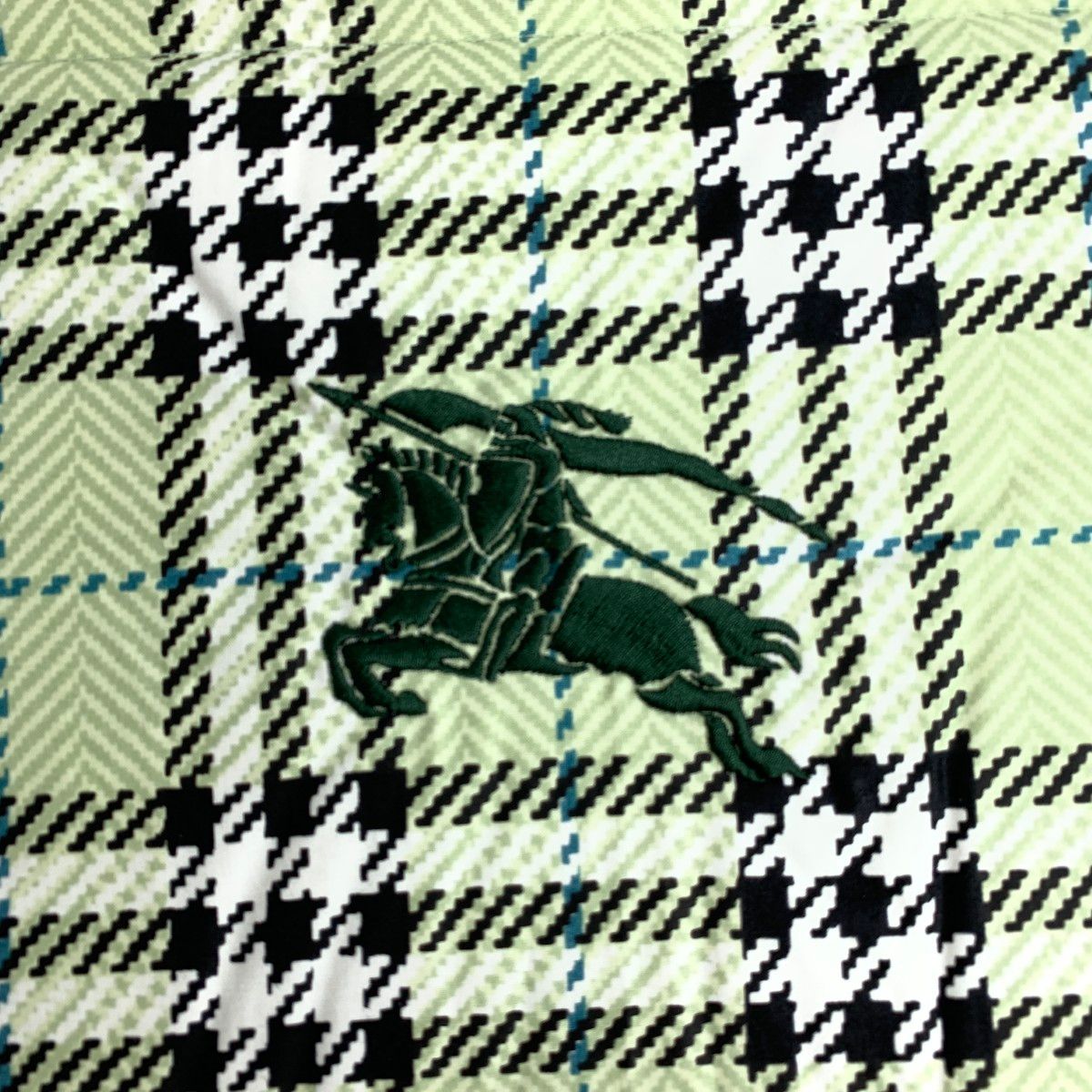 美品 BURBERRY LONDON バーバリーロンドン ホースロゴ刺繍 ノバ