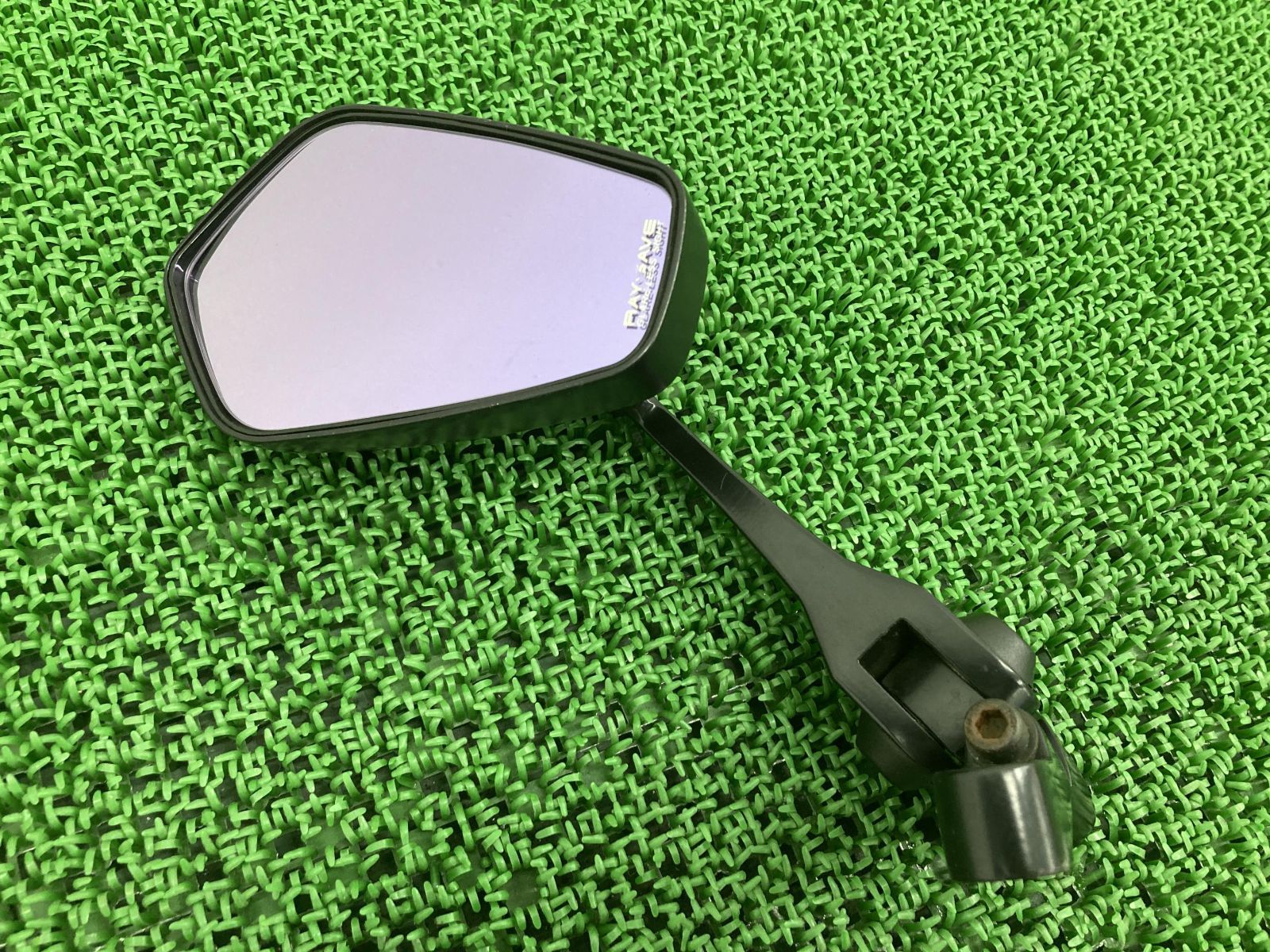 ナポレオン製 ミラー 左 社外 中古 バイク 部品 AOS2 シャークミラー2
