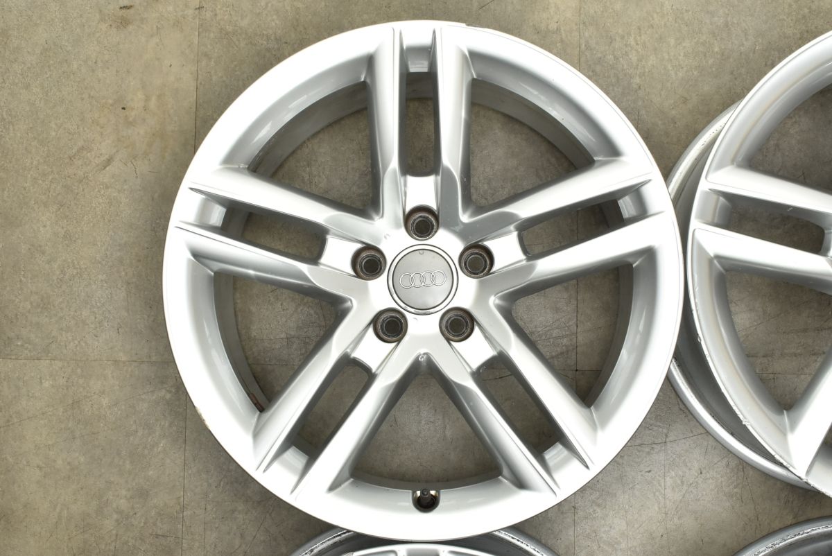 アウディ 8T A5 Sライン 純正 18in 8.5J 29 PCD112 4本セット 品番 8T0601025C S5 A7 流用 ノーマル戻し スタッドレス用に TRITUETUBI_COM