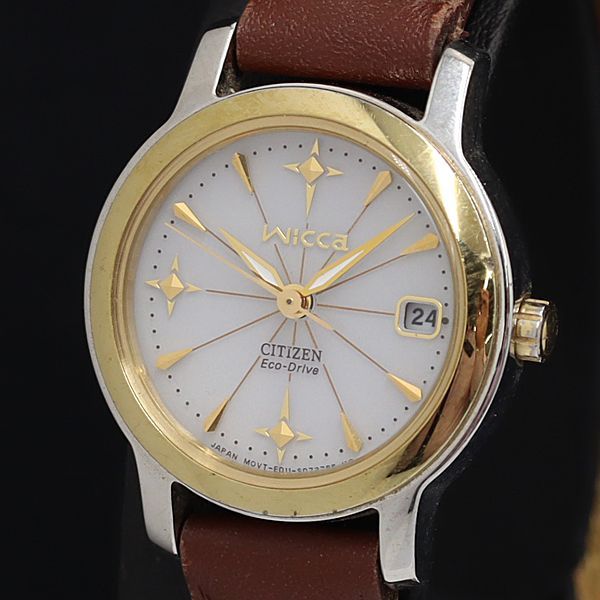 シチズン ウィッカ エコドライブ ソーラー レディース 腕時計 ブランド KH3-410-91 デイデイト シチズン ウィッカ CITIZEN wicca ソーラー エコドライブ 腕時計