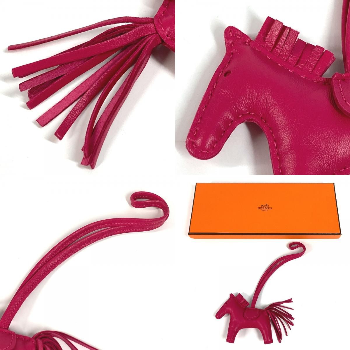 【エフェソス】HERMES エルメス　ロデオチャームMM ローズメキシコ 楽天市場】エルメス バッグチャーム ロデオ MM アニューミロ