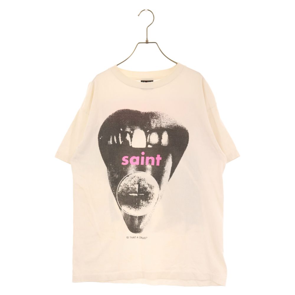 SAINT MICHAEL (セントマイケル) 21AW T-SHIRT DRAG プリント半袖T 