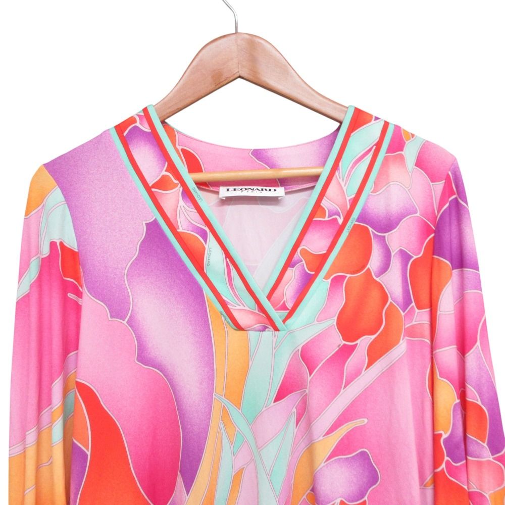 LEONARD フラワープリント 長袖チュニック 【公式通販】