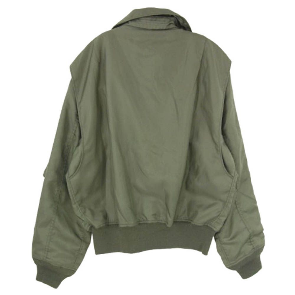 極美品✨ヒューストン　フライトジャケット　L-2 カーキ　40 5L-2BX_sg_01.jpg