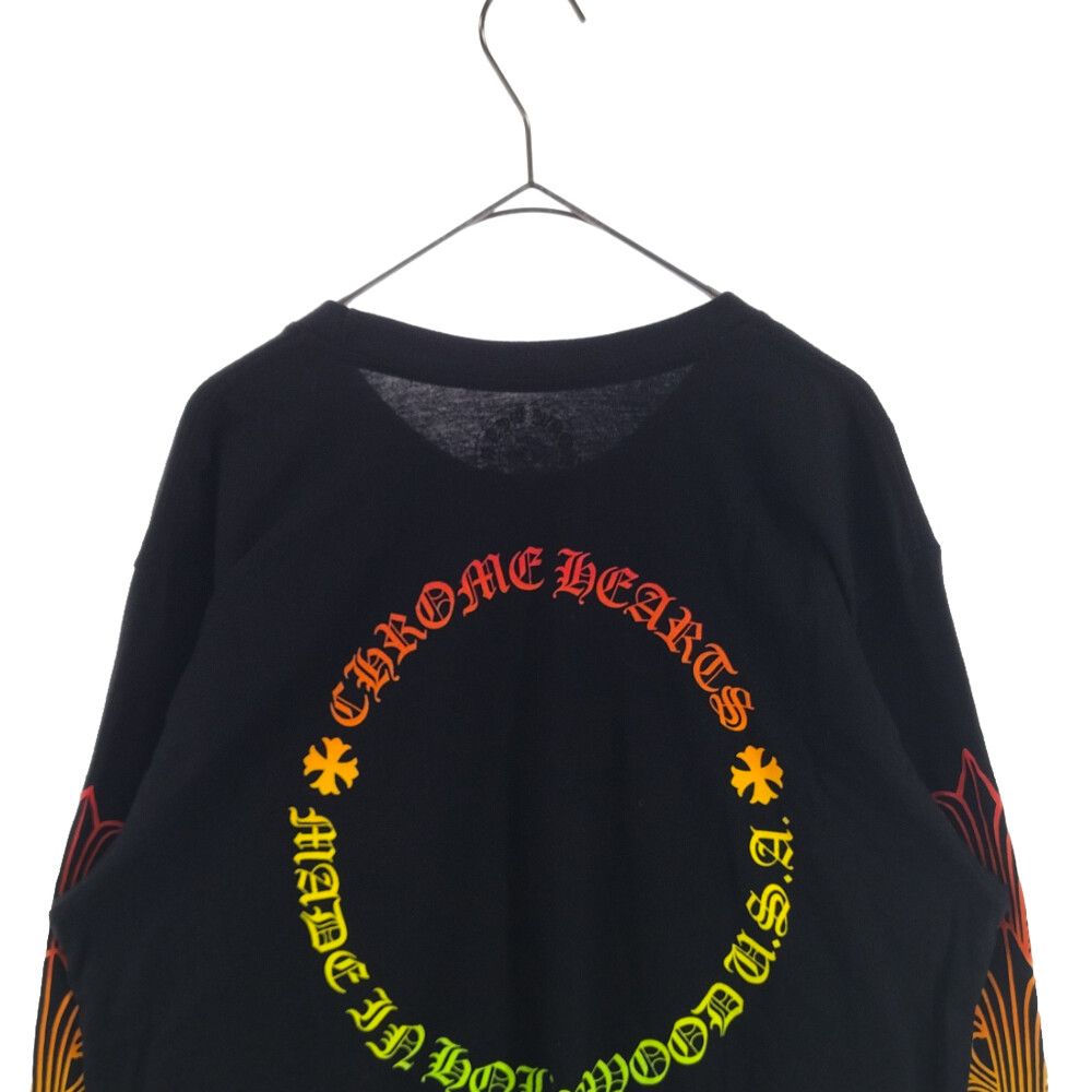 CHROME HEARTS (クロムハーツ) Back Grad Circle Logo L/S Tee バック