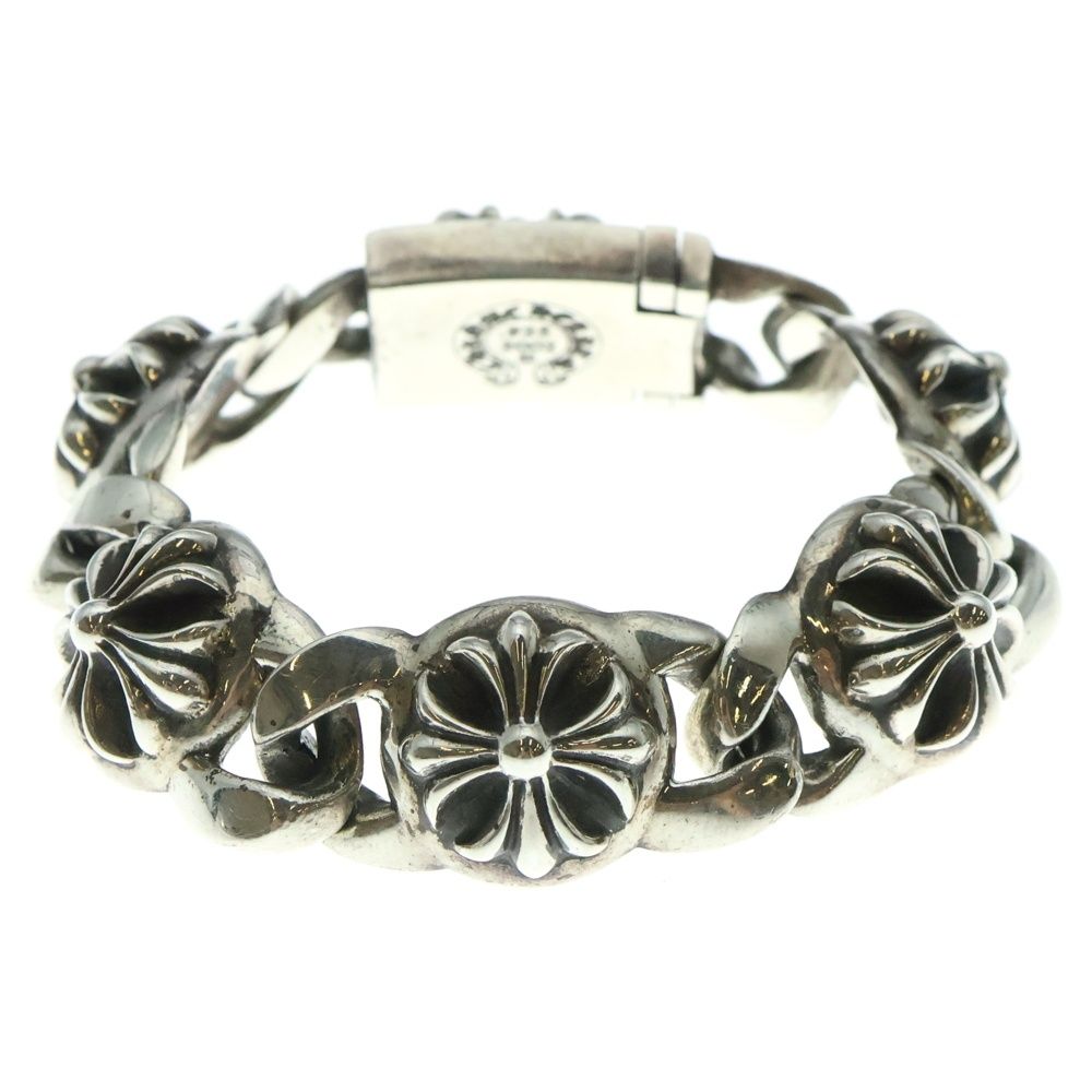 CHROME HEARTS クロムハーツ CROSS LINK 5LINK クロスリンク ブレスレット シルバー BCA141