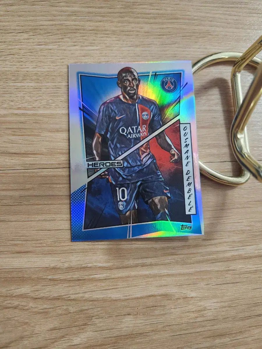 爆買い，格安 24 TOPPS トップス 75 限定 パリ・サンジェルマン ウスマン デンベル サッカーカード 記念グッズ