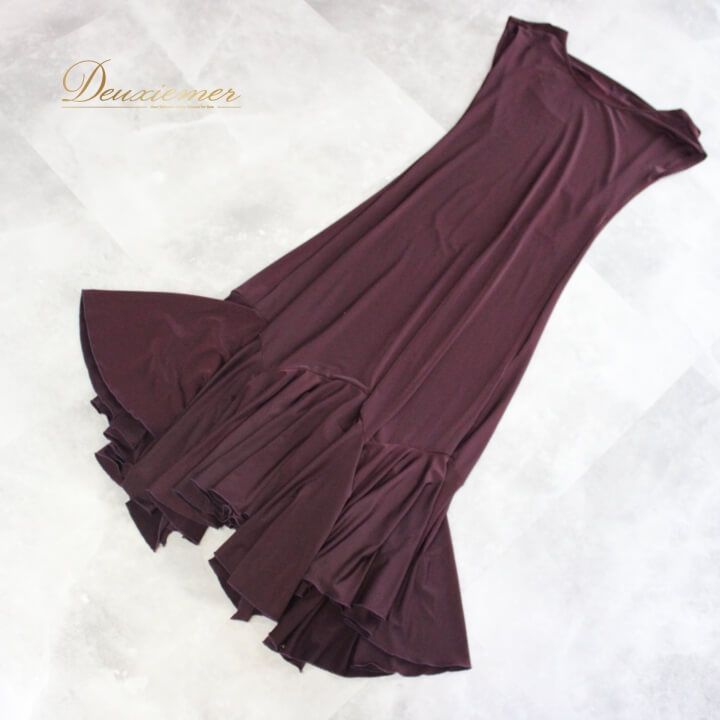 社交ダンス gentil ジャンティ ラテンドレス グリーン サイズL 社交