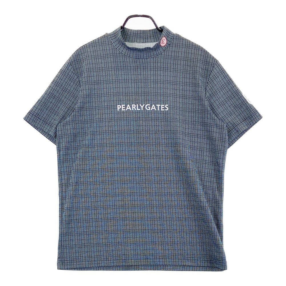 ⭐️パーリーゲイツ　ハイネック半袖シャツ　サイズ7 PEARLY GATES パーリーゲイツ 半袖ハイネックTシャツ ホワイト系