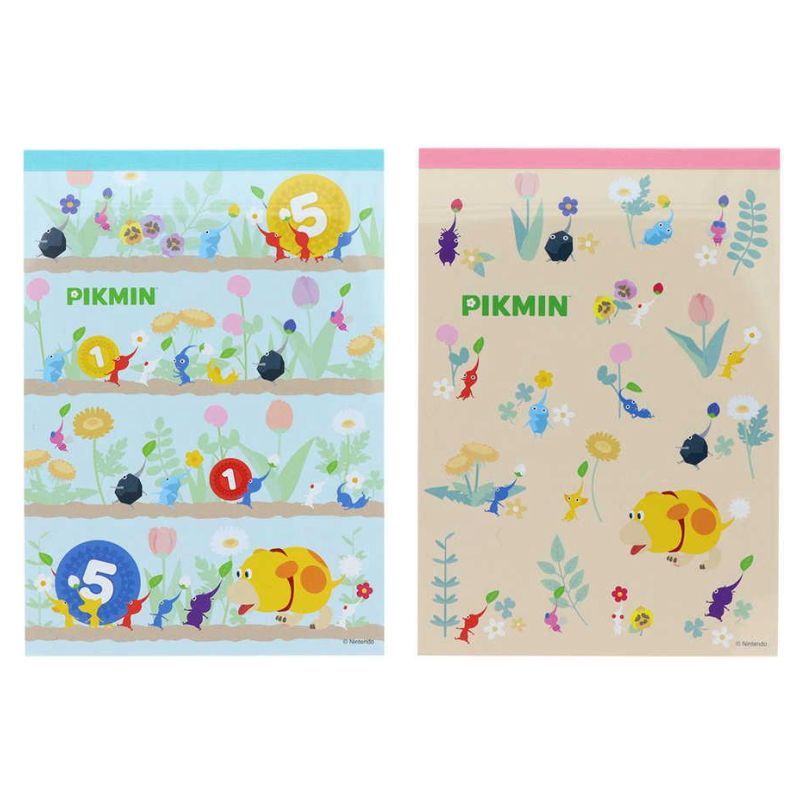 ピクミン1+2 ピクミン3デラックス ピクミンメモ帳　まとめ売り　新品　未使用 ピクミン メモA6 全2種 めも メモ帳 メモ紙 メッセージ メモ