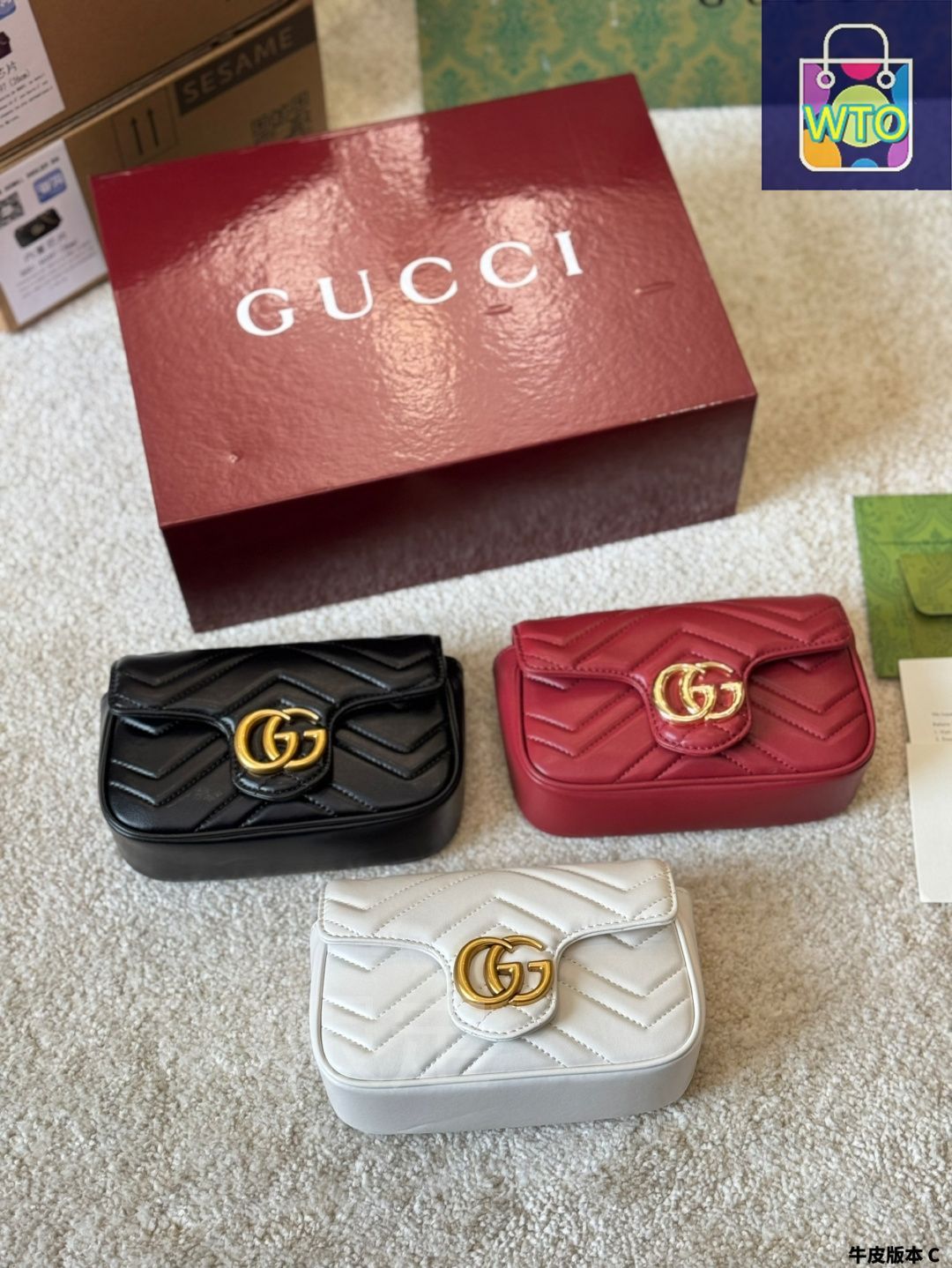 24時間限定【極美品】グッチ GGマーモント ショルダー　ボディバッグ　ハート 24時間限定【極美品】グッチ GGマーモント ショルダー ボディ