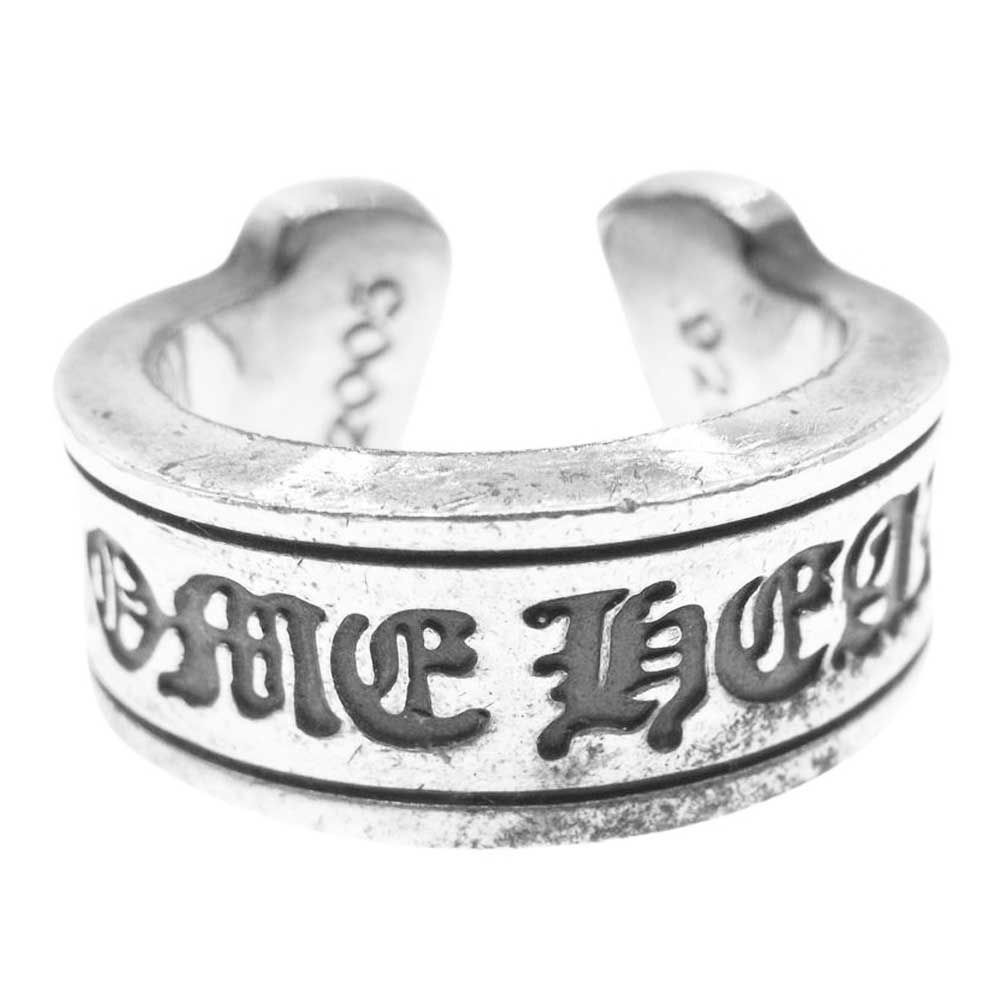 CHROME HEARTS クロムハーツ（原本無） リング LG SCROLL LABEL