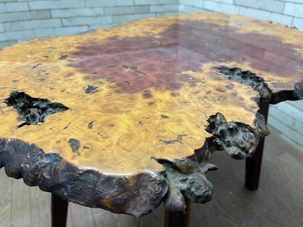 花梨 一枚板 センターテーブル サイドテーブル 座卓 和家具 ロー