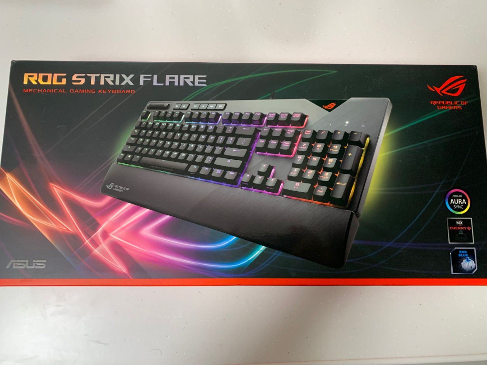 状態良】ASUS ゲーミングキーボード XA01 ROG STRIX 赤軸 - ゴレイヌ