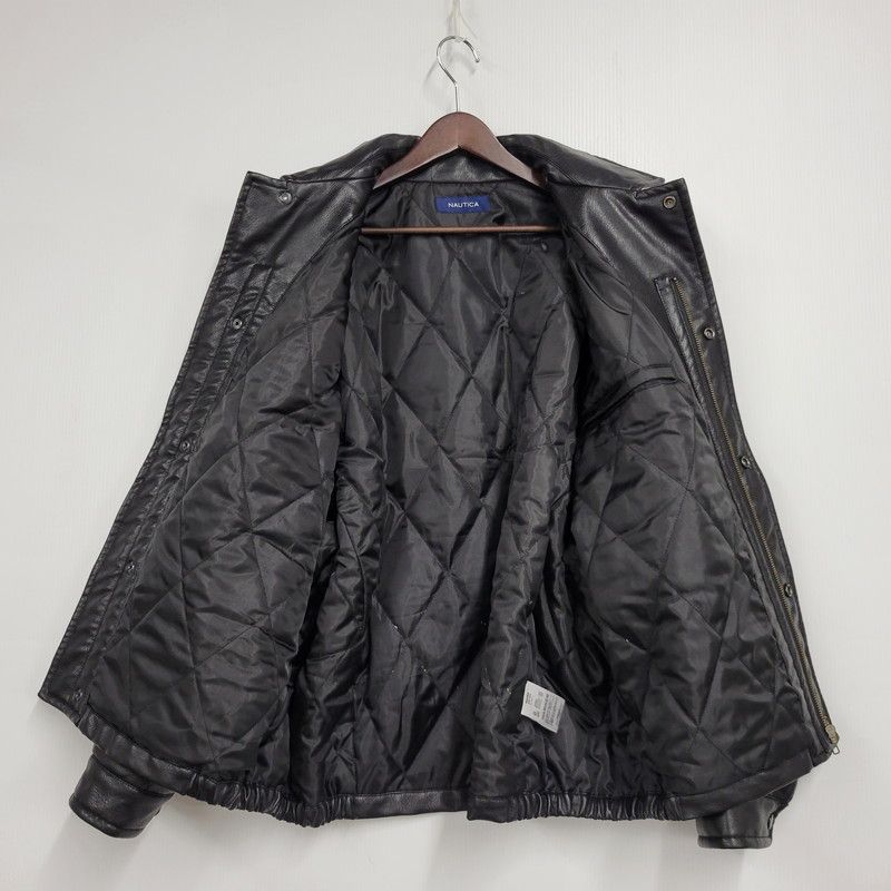中古品】NAUTICA ノーティカ VEGAN LEATHER INSULATED BLOUSON