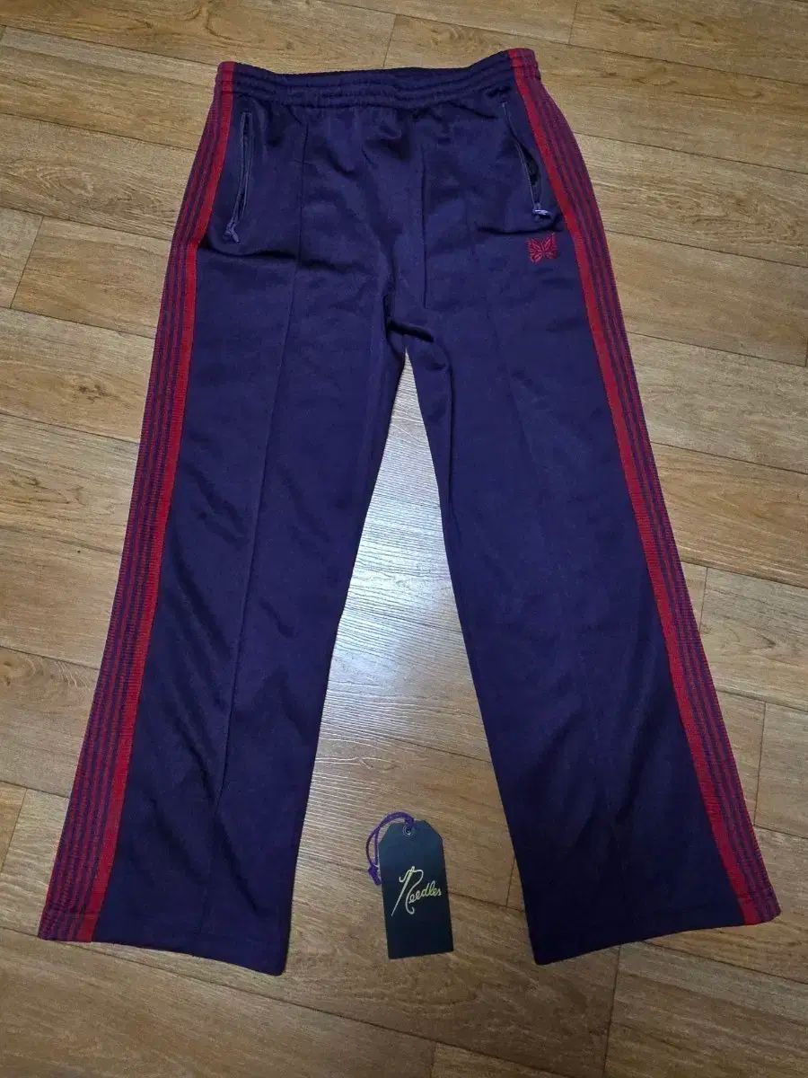 ニードルズ トラックパンツ ストレート パープル