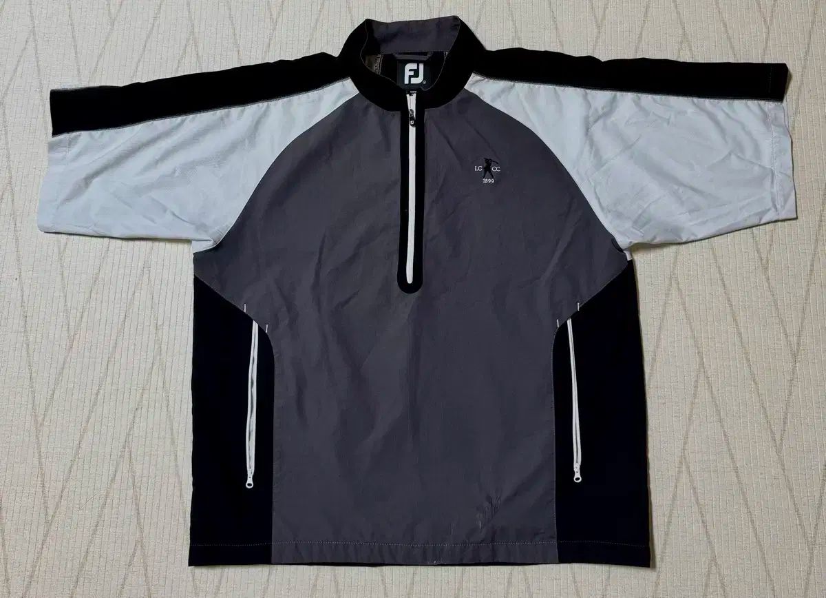 FootJoy グレー-ブラック ゴルフ メンズ ウィンドブレーカー L