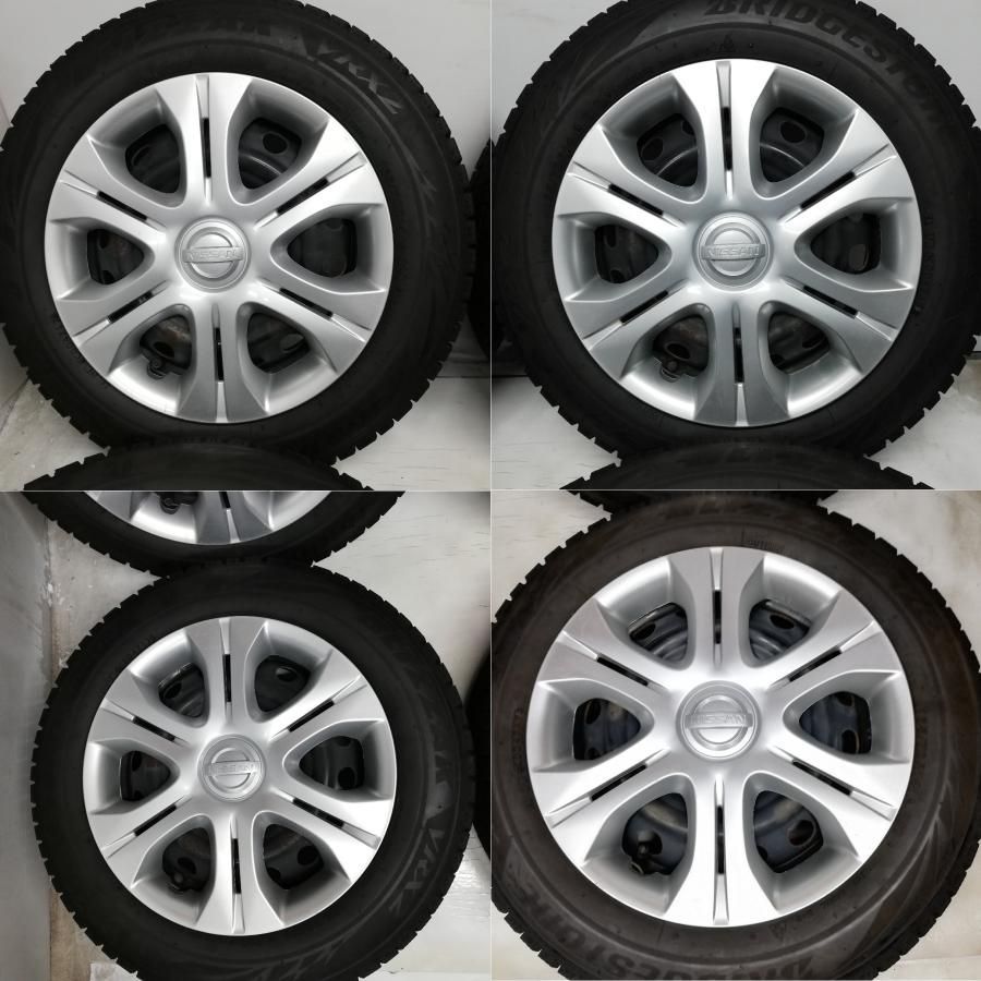 スタッドレスタイヤ ＆ ホイール 4本＞ 165/70R14 ブリ ヂストン VRX2 14X5.5J 日産 マーチ 4H -100 マーチ キューブ  ノート 中古 - メルカリ