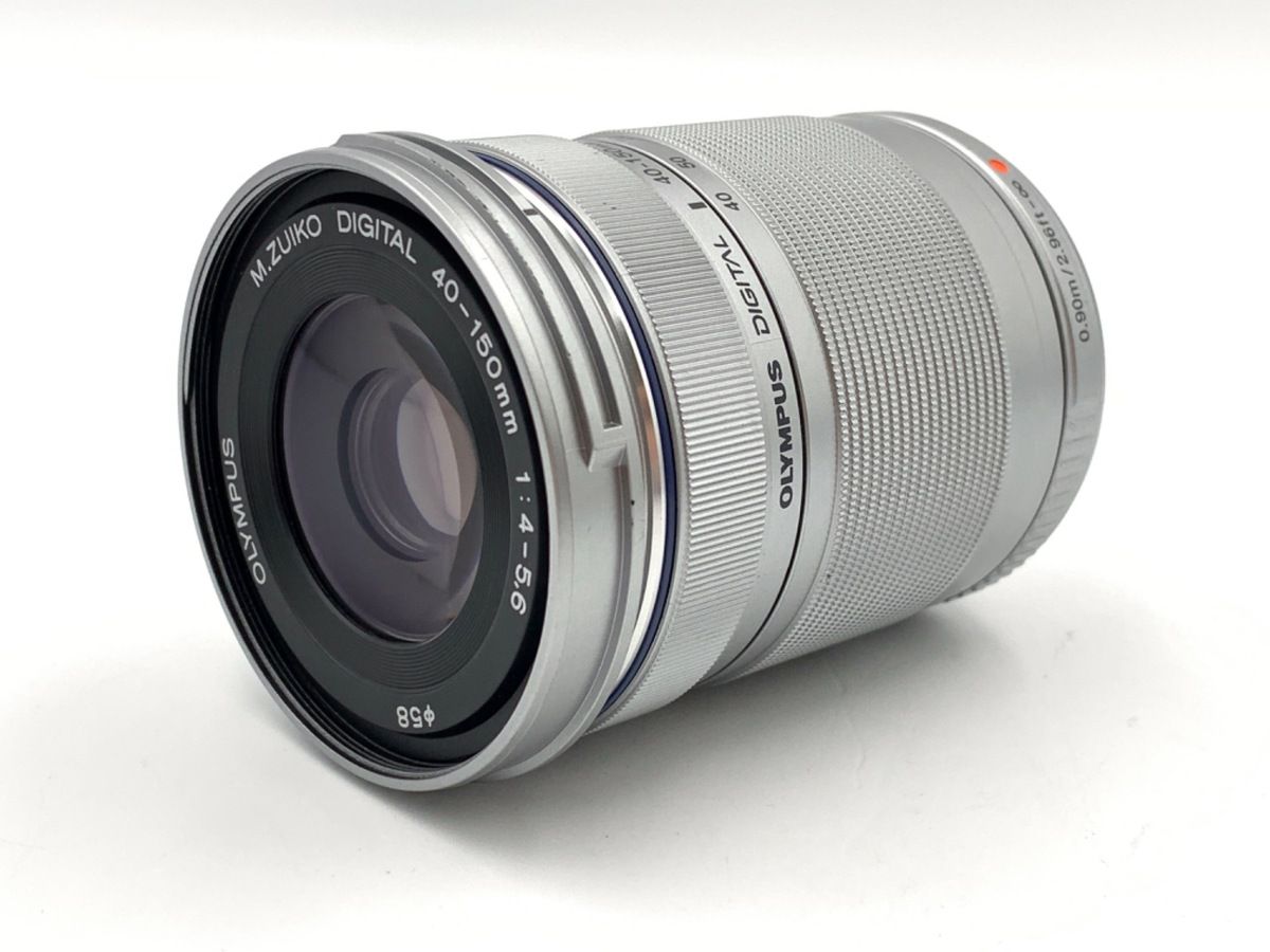  オリンパス M.ZUIKO DIGITAL ED 40-150 mm F 4.0-5.6 R シルバー レンズ(ズーム) カメラ