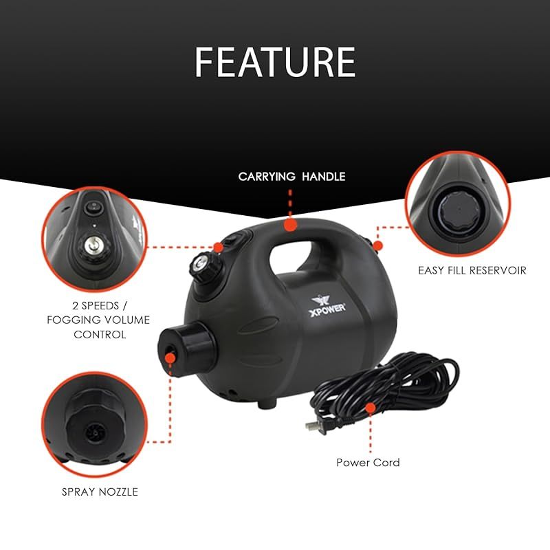 XPower 電気環境に優しいウルフ フォガー噴霧器 F-16 0 WWW_GEBZETESISAT_COM_TR