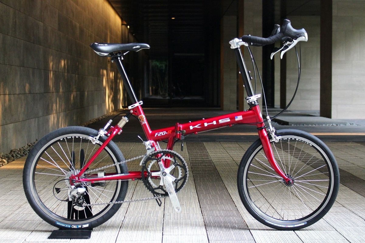 KHS[ケーエイチエス]F20-R 20吋 ミニベロ(折り畳み自転車) クロモリ