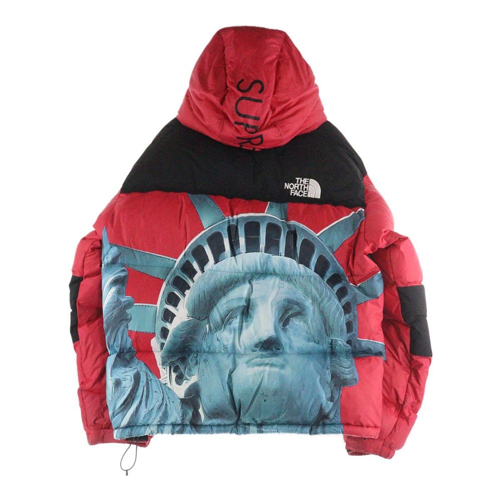 あ*の様 Supreme ロゴプリント ダウンジャケット あ*の様