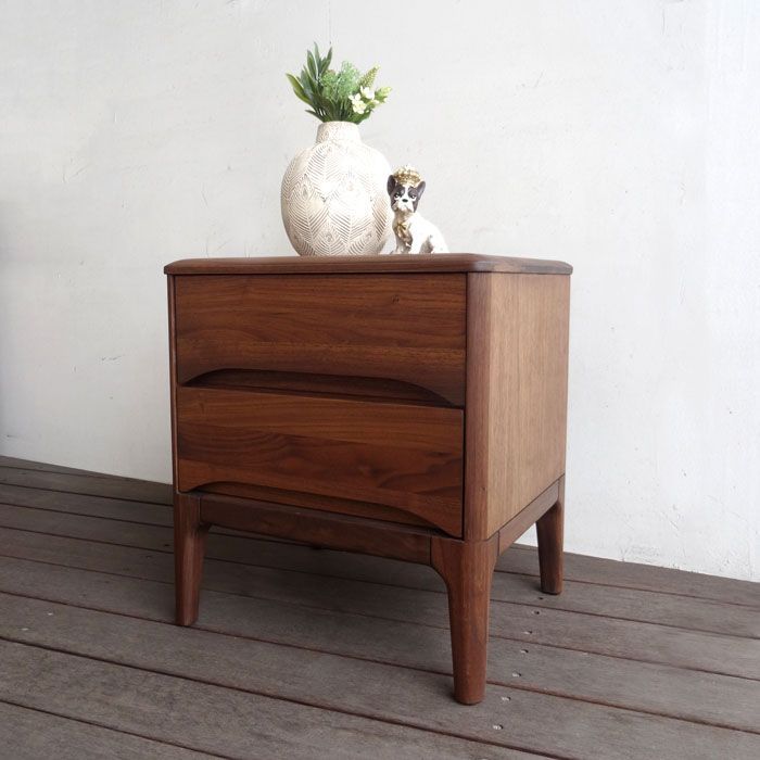 ウォールナット サイドチェスト チェスト サイドテーブル チェスト サイドチェスト サイドボード コンパクト ナイト