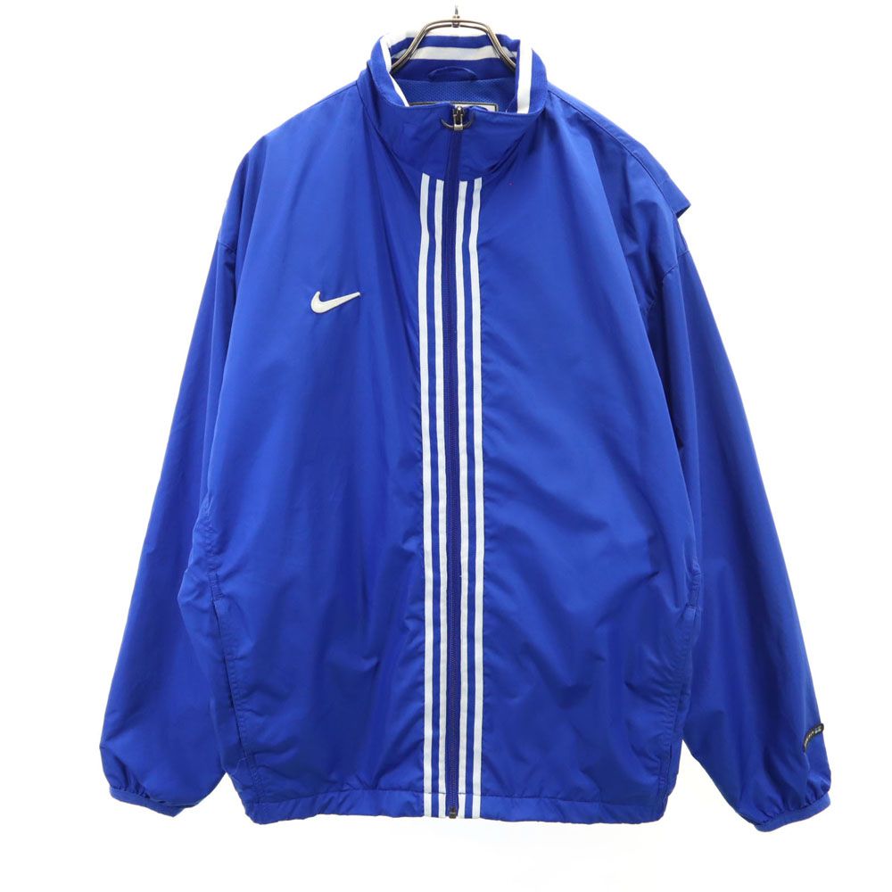 ナイキ 90s 00s オールド トラック ジャケット 3XL ブルー NIKE TEAM SPORTS 裏メッシュ ブルゾン ビッグサイズ メンズ