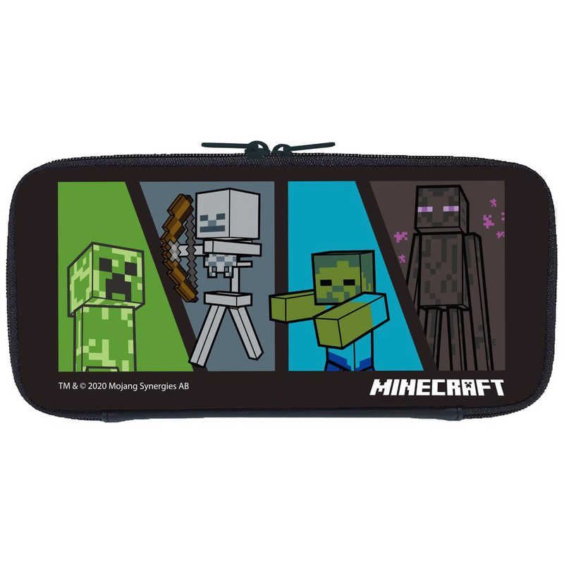 【新品/未使用】任天堂Switchポーチ /マインクラフト Nintendo Switchファミリー対応コンビネーションポーチマイン