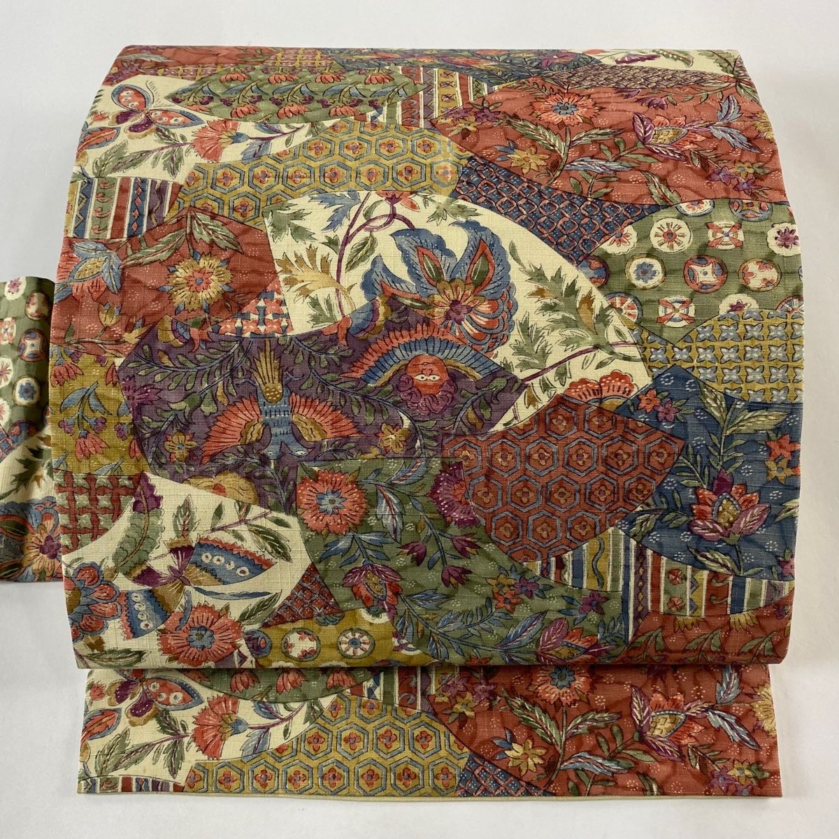 名古屋帯 優品 鳥 草花 茜色 正絹 【中古】 - メルカリ