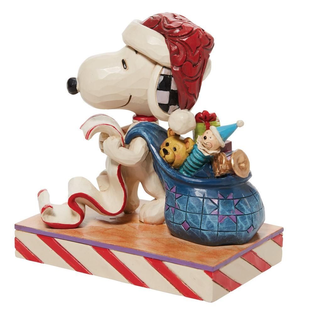 クリスマス スヌーピー サンタ プレゼント Santa Snoopy with List and