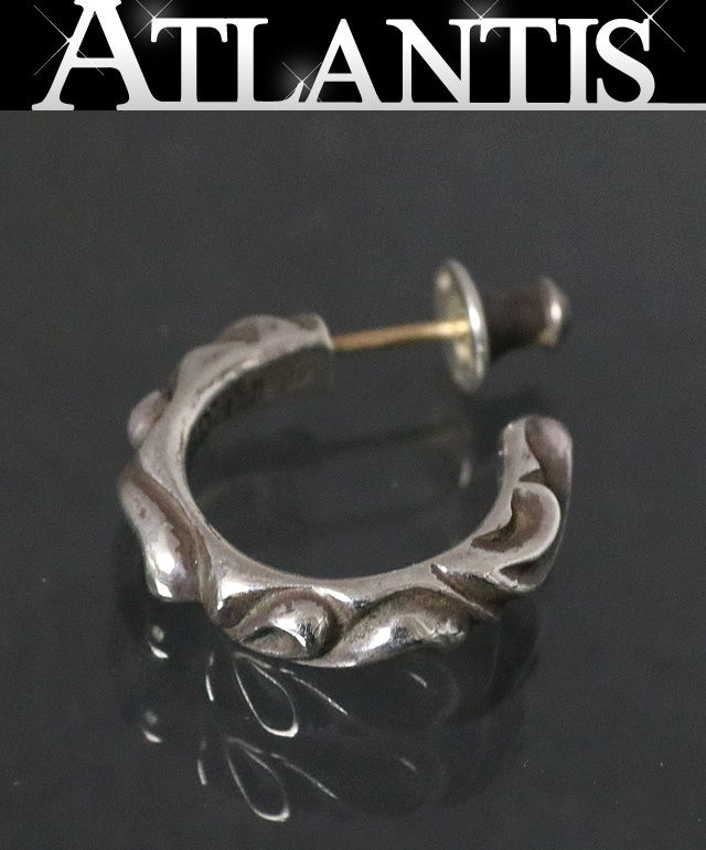 CHROME HEARTS 銀座店 クロムハーツ スクロール フープ ピアス