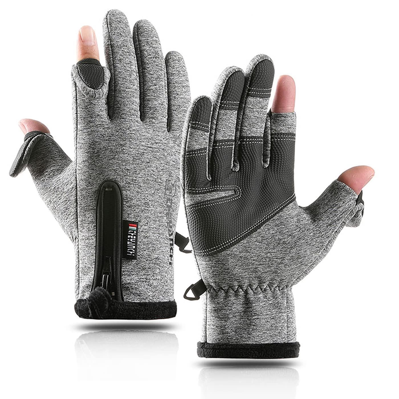 男性用手袋 L 指先が出せる  女性用手袋 フィッシンググローブ 防風防寒