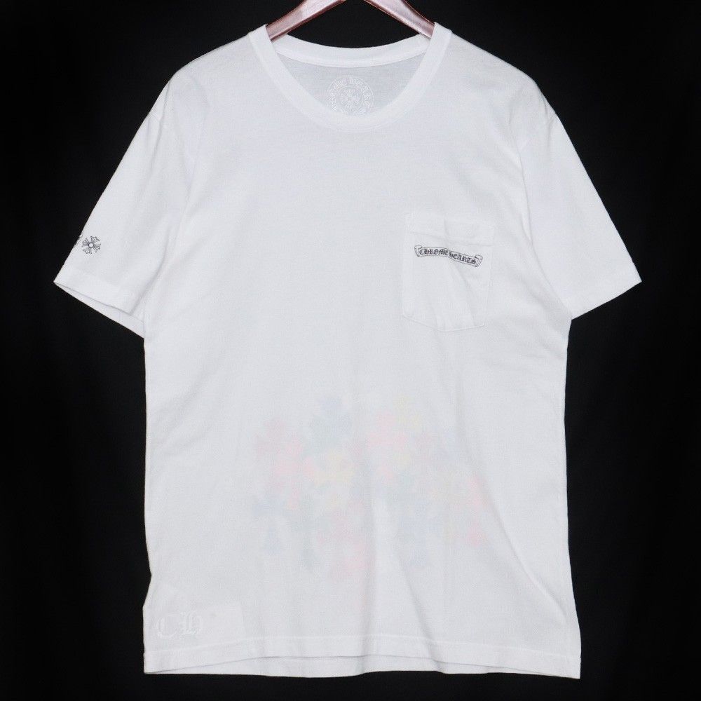 CHROME HEARTS マルチカラーセメタリークロスTシャツ Lサイズ