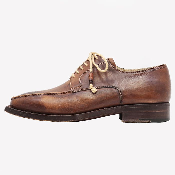 ステファノブランキーニstefano branchiniドレスレザーシューズ茶7 ステファノブランキーニstefano branchiniドレスレザーシューズ茶7
