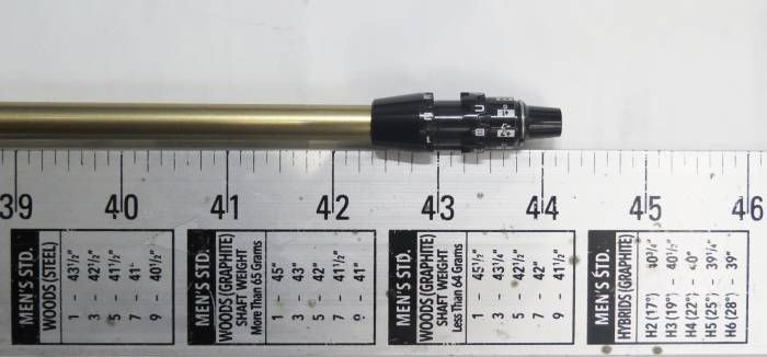 スピーダーNX ゴールド コブラ各種対応スリーブ付き 60 S 約44.125インチ ゴルフスクール シャフト 