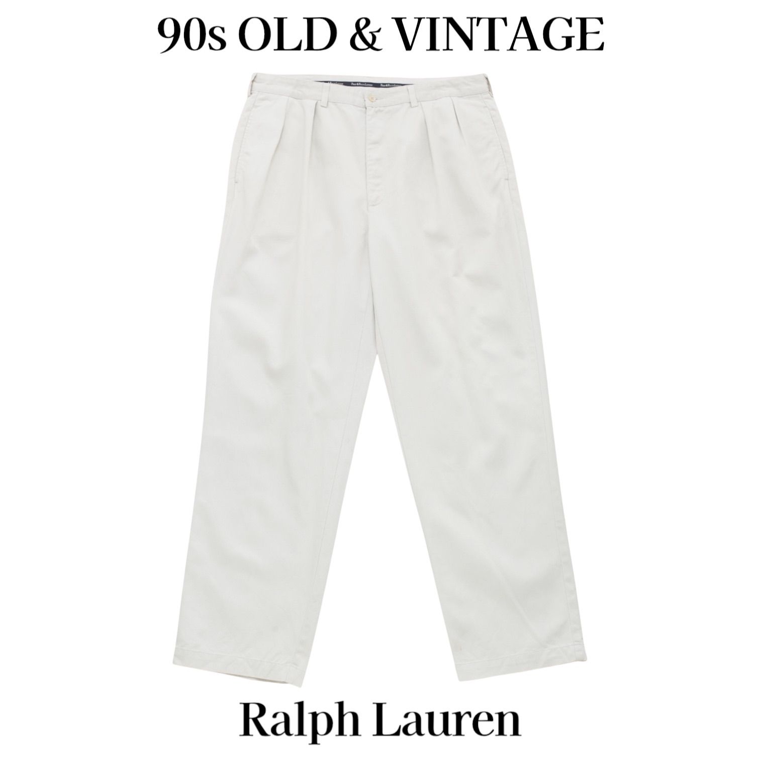USA古着 ポロチノ ラルフローレン 90s アンドリュー ワイド baggy 楽天市場】POLO Ralph Lauren ポロ ラルフローレン パンツ