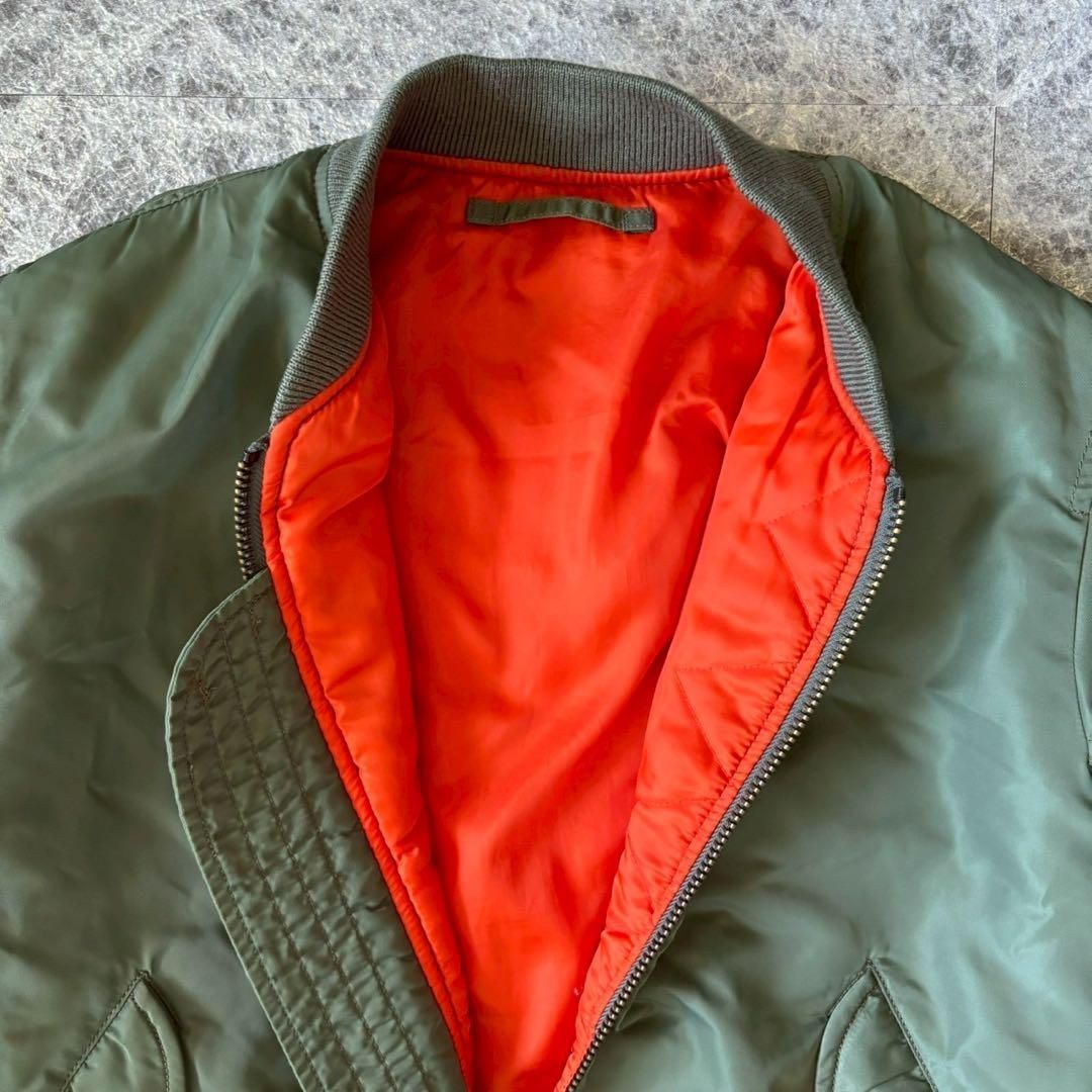 AVIREX MA-1 フライトジャケット　アーチロゴ　XL AVIREX バックロゴ アーチロゴ MA-1 フライトジャケット