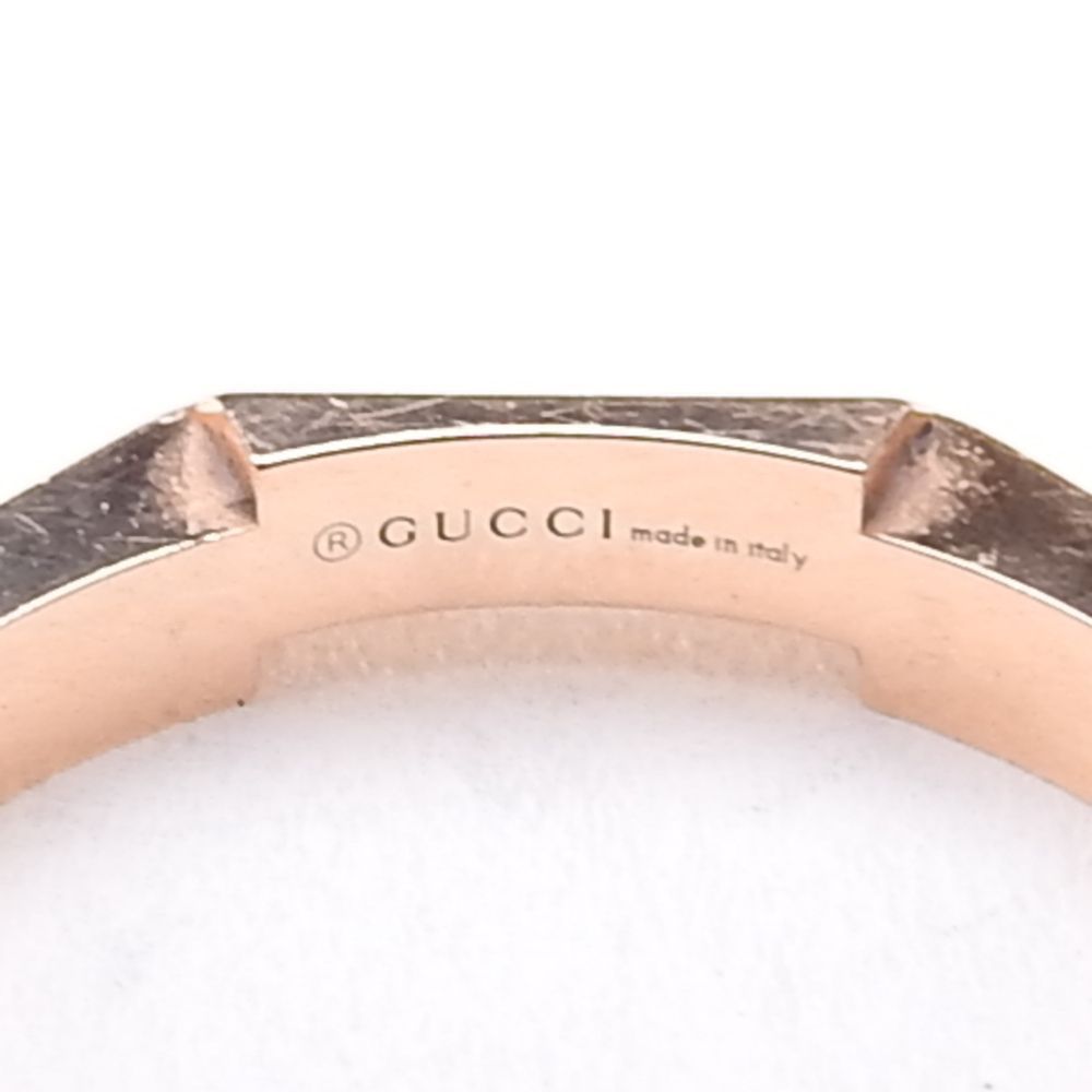 GUCCI グッチ リンクトゥラブ ミラーリング K18PG ピンクゴールド #9 