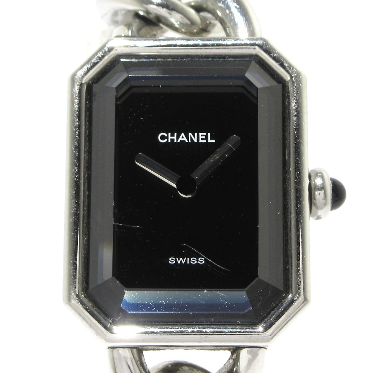 CHANEL シャネル 腕時計 プルミエール H0452 レディース SS|サイズ L 黒