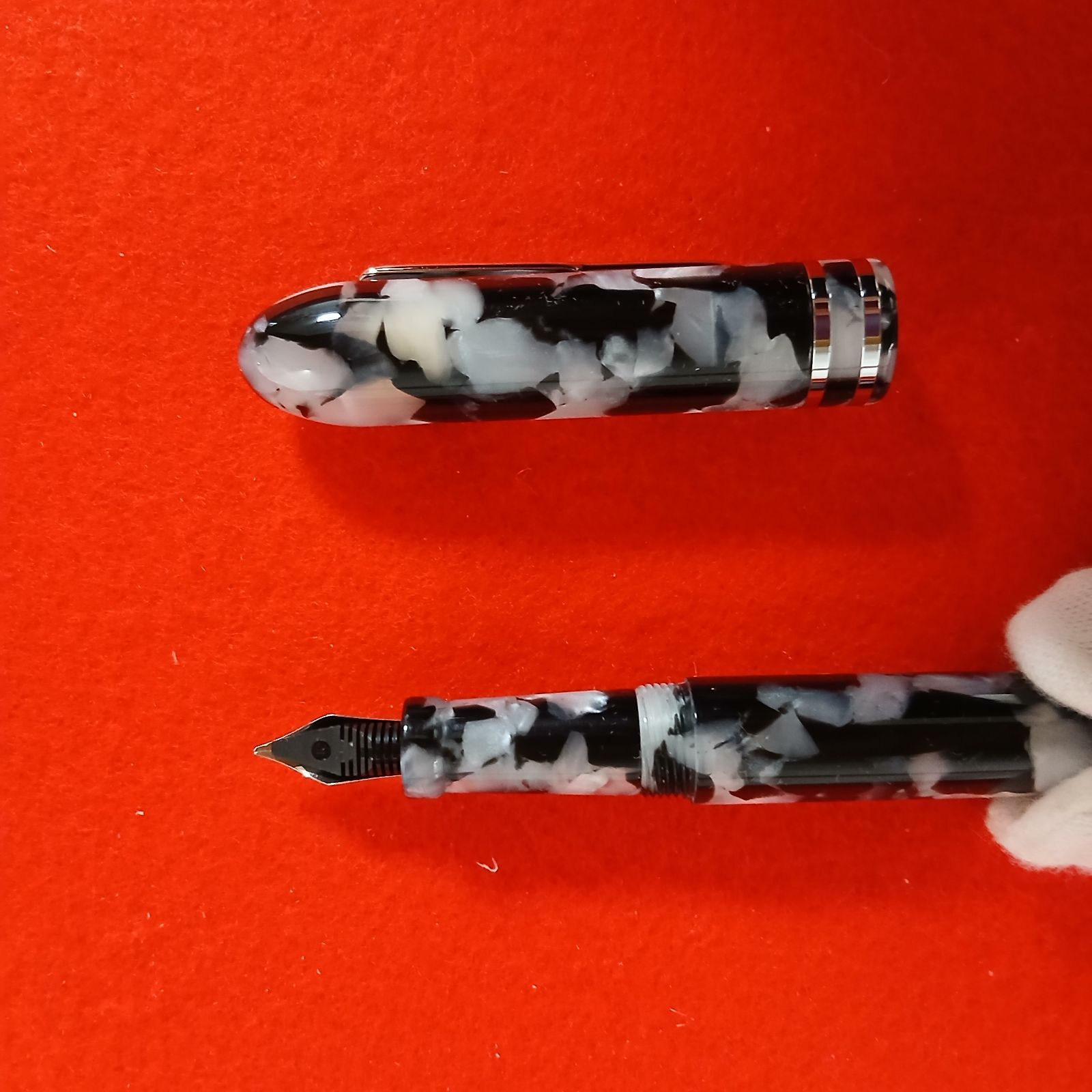 コンクリン 万年筆 Conklin シンメトリック グラナイト 花崗岩