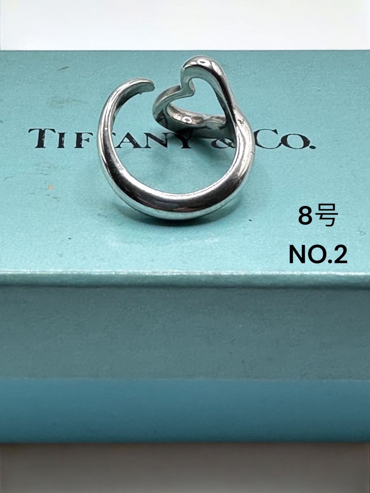 プレゼント 指輪 Tiffany & Co. vintagering #8号② Tiffany オープン