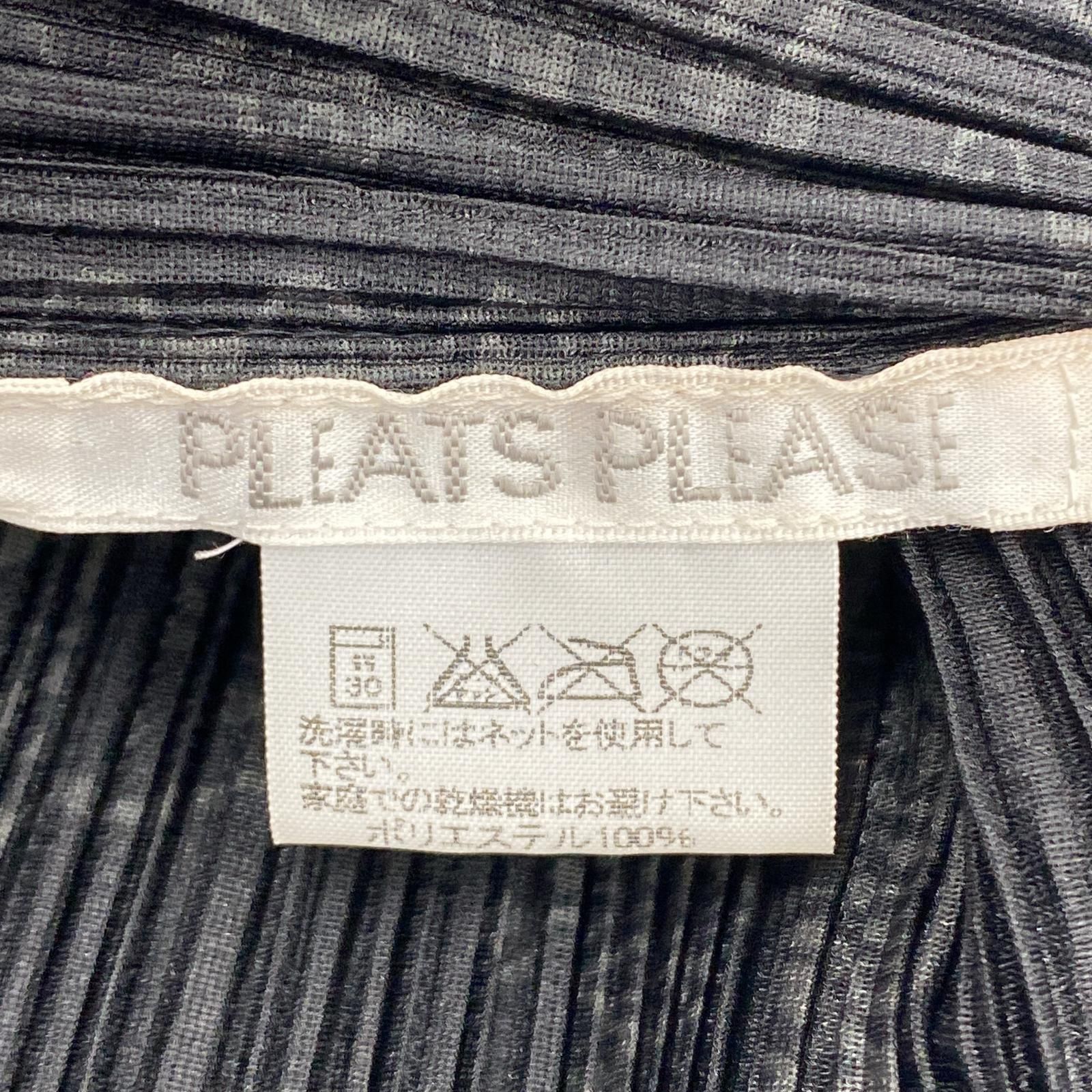 PLEATS PLEASE ISSEY MIYAKE シャツ ブラック SIZE 3 PP41-JJ723