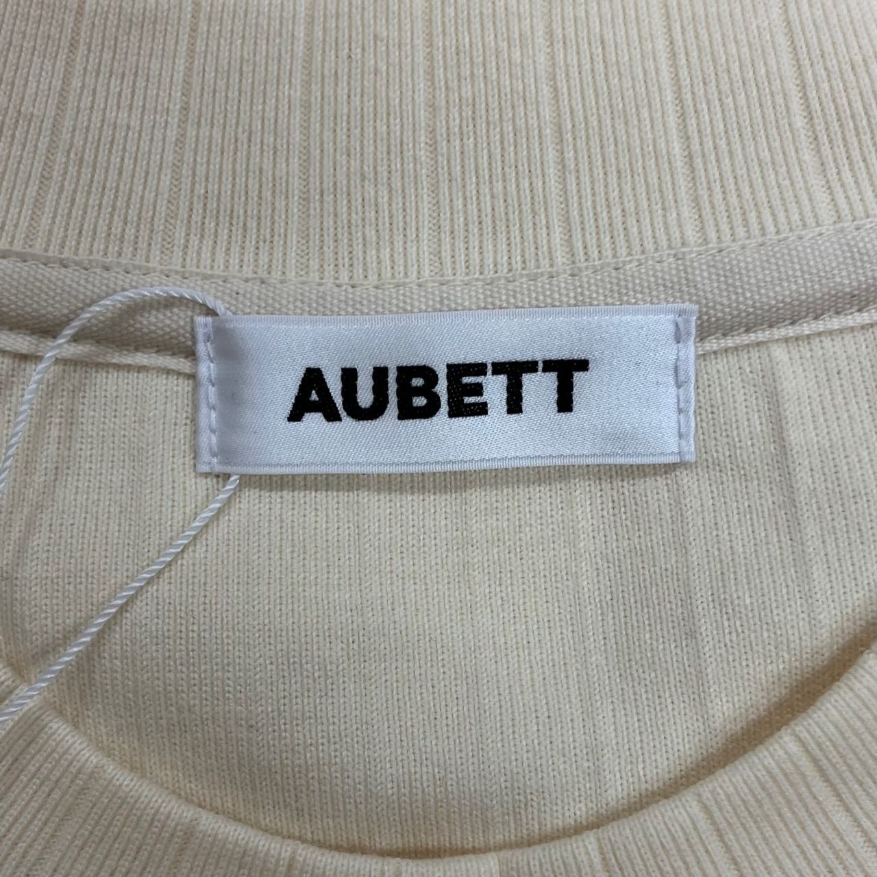 定価18700円 新品 AUBETT 針抜きフライスオーバーサイズTシャツ