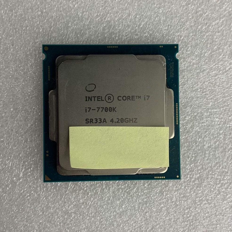 intel core i7-7700K CPU　動作確認済み